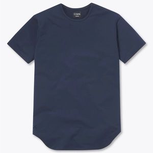 Cuts Clothing AO Elongated Tee | Pacific Blue (Navy)
